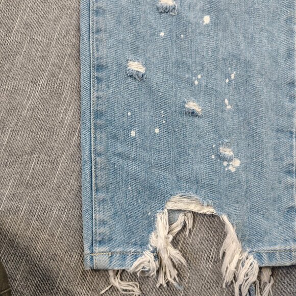 Flying Monkey Jeans Womens Size 30 Blue Best Part Super High Rise Rigid Straight - Picture 8 of 12